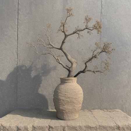 42413-3949757936-texture vase sandstone old natural treebark asphalt, still life _lora_entropy-alpha_0.25_.png